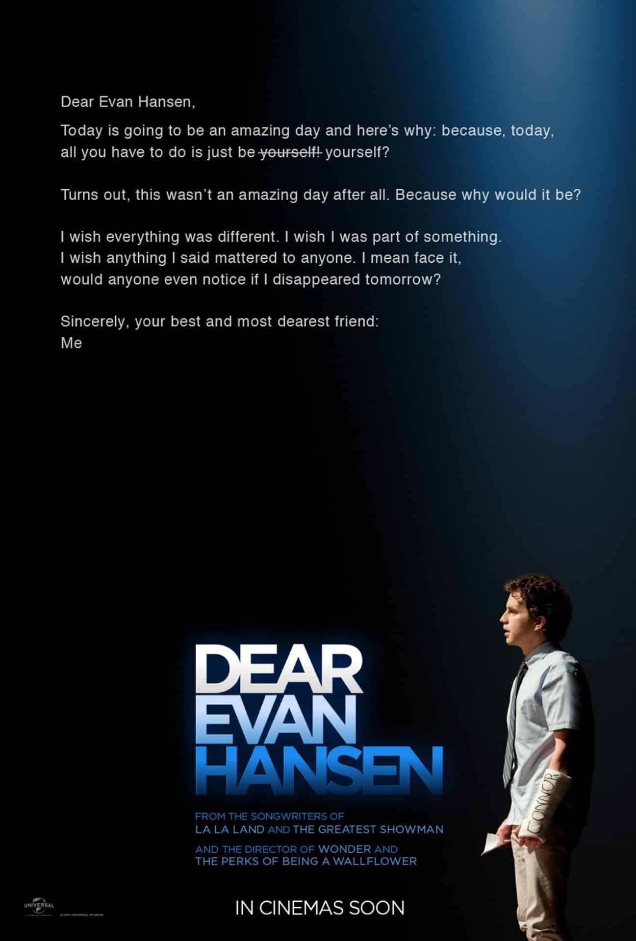 Dear Evan Hansen (2021) เป็นวัยรุ่นมันยาก